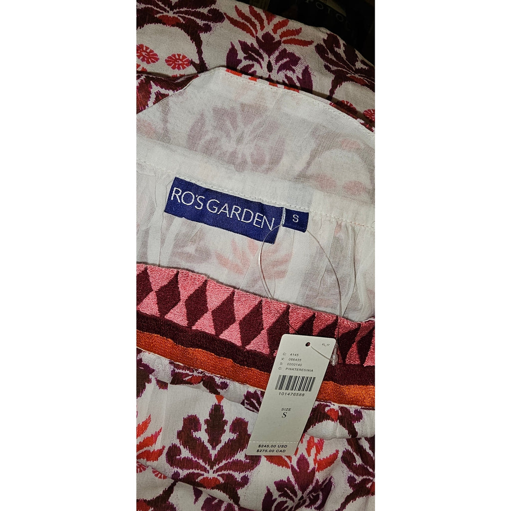 Anthropologie Garden Natasha Cotton Square-Neck Maxi Dress