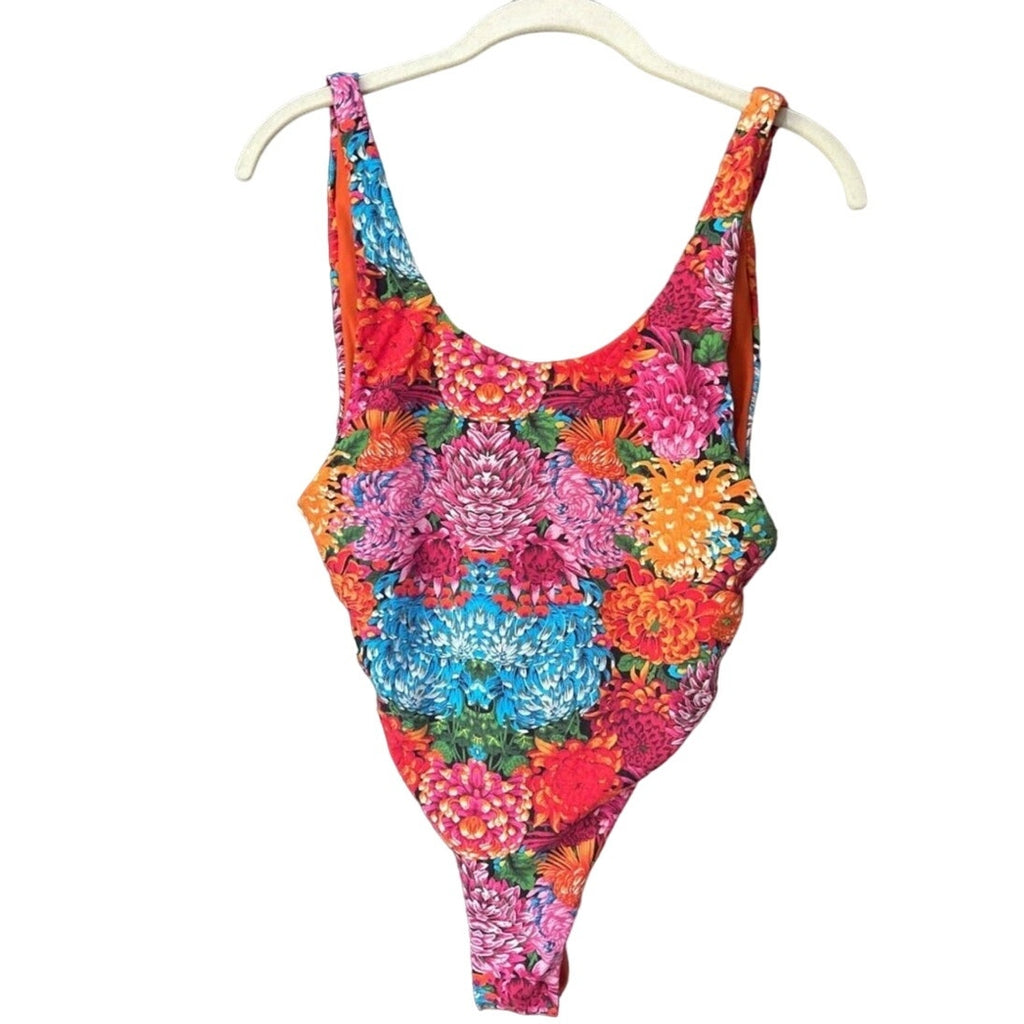 New FREE PEOPLE Reina Olga Funky Floral One-Piece Swimsuit $190 SIZE 1 - US 4