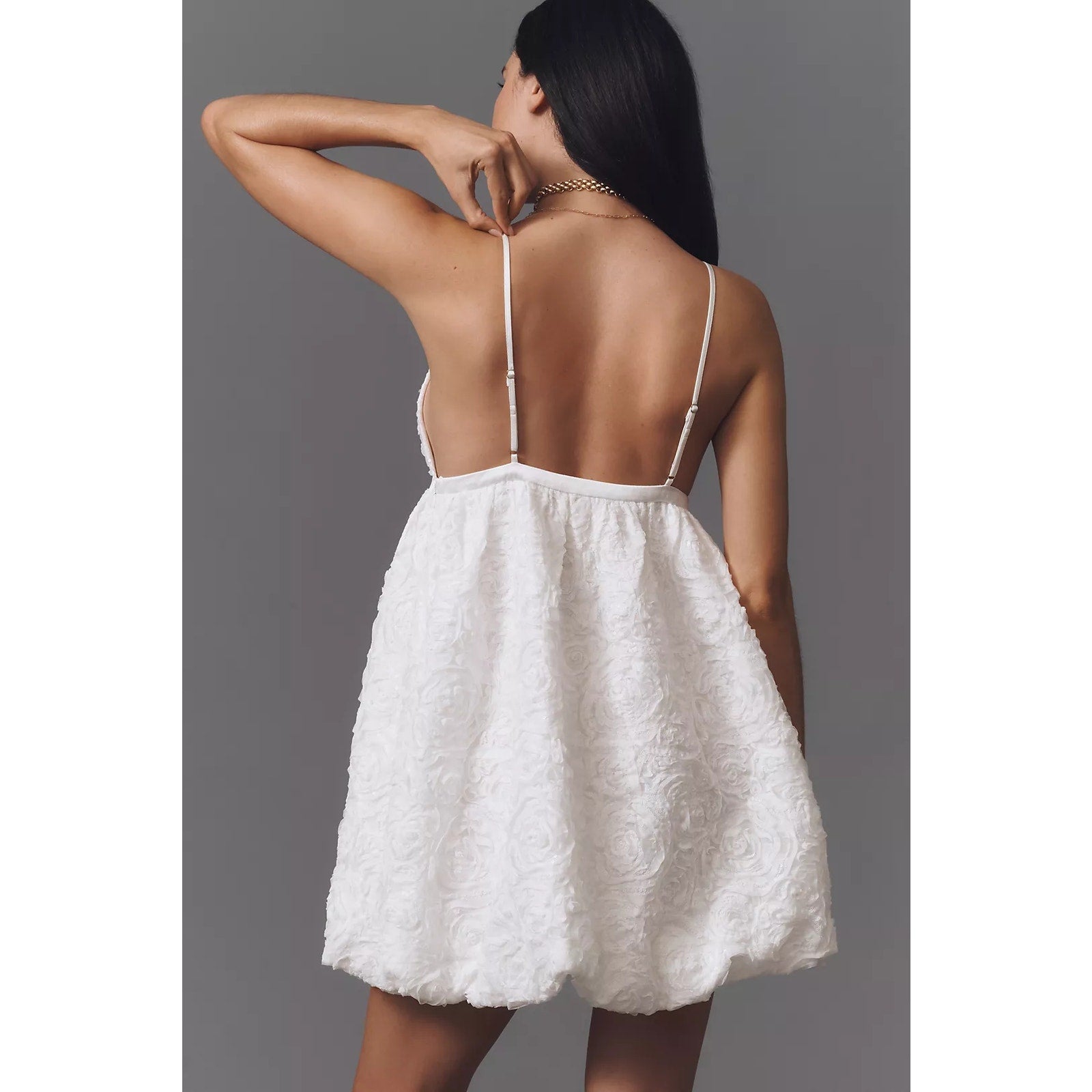 Anthropologie Endless Rose Sleeveless Sequin Bubble Mini Dress MEDIUM Anthropologie