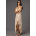 Anthropologie Sleeveless V-Neck Lace Sequin Slip Midi Dress Small