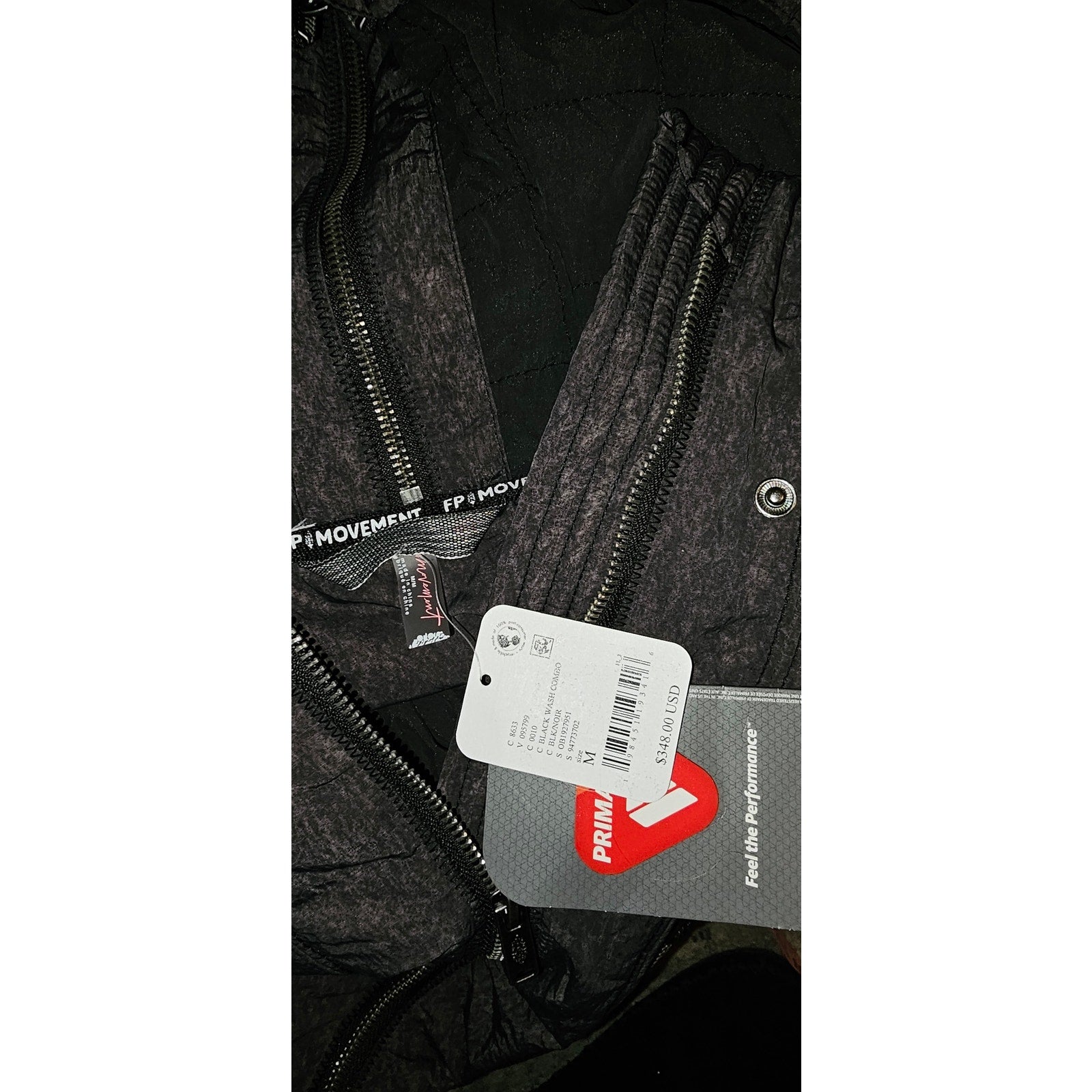 Free People Care Tricked Out Trek Utility Puffer Jacket Belted