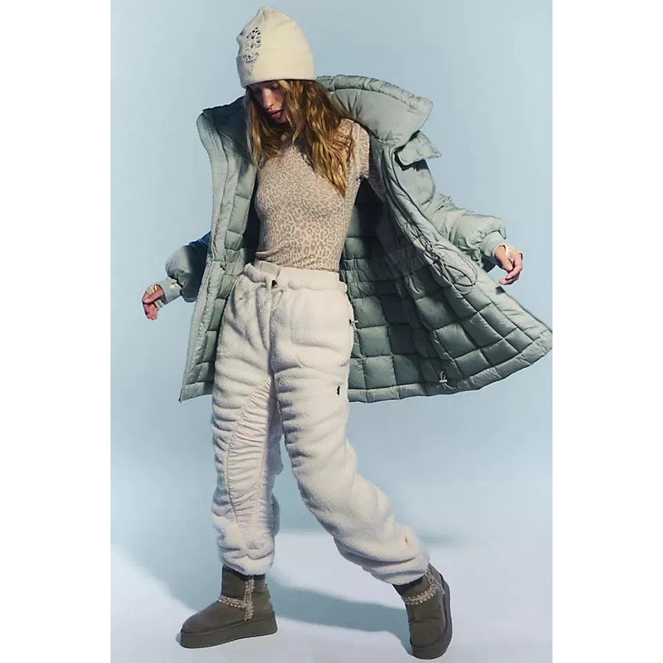 Free People Long Reversible Puffer Jacket