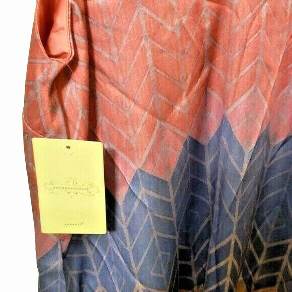 Anthropologie Morgan Carper Chevron Stripe Slip Dress Size Small Anthropologie