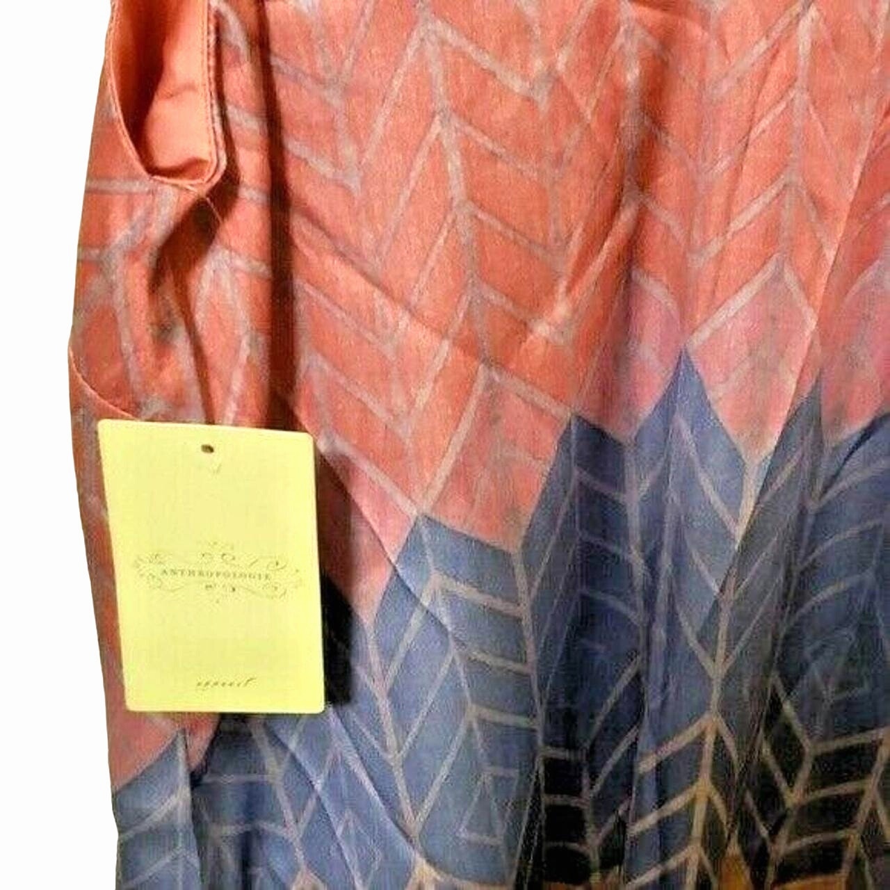 Anthropologie Morgan Carper Chevron Stripe Slip Dress Size Small Anthropologie
