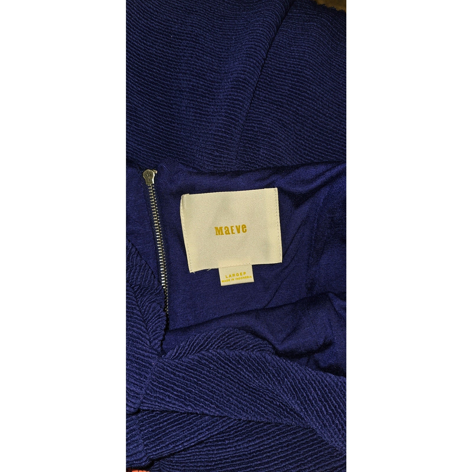 New Anthropologie MAEVE Ottoman Mini Dress $158 LARGE PETITE Blue