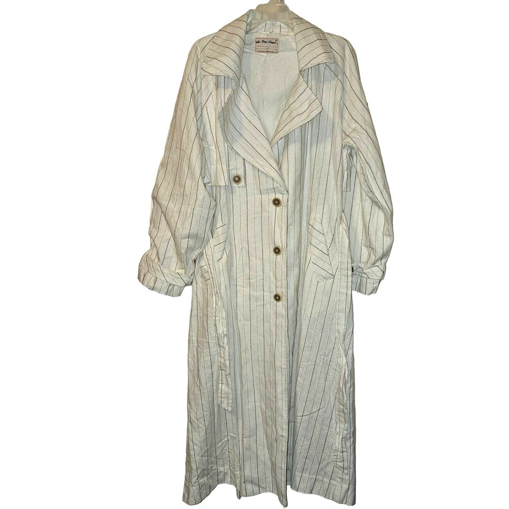 New Free People Melia Mac Coat WTF $228 Ivory Small Oversized by We The Free