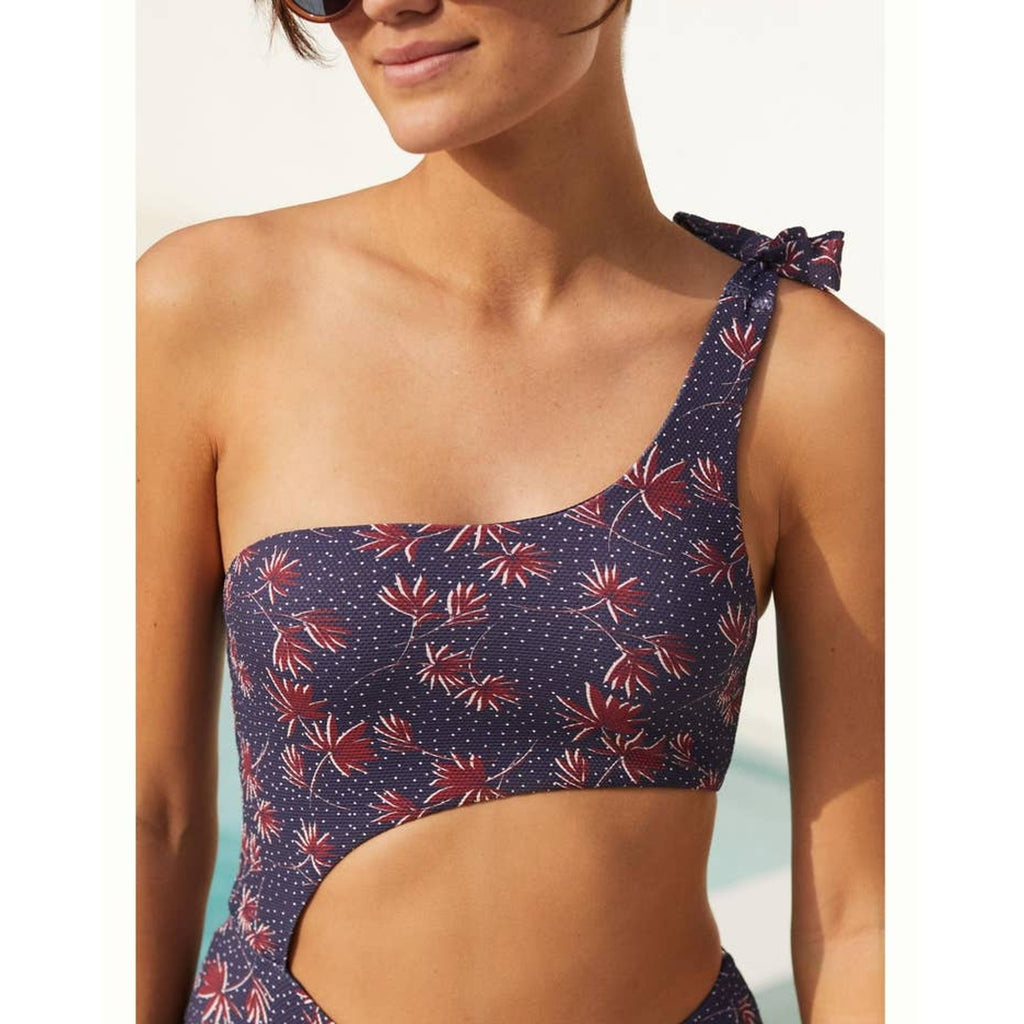 New Anthropologie Eberjey Ibiza One-Piece Swimsuit $198 LARGE