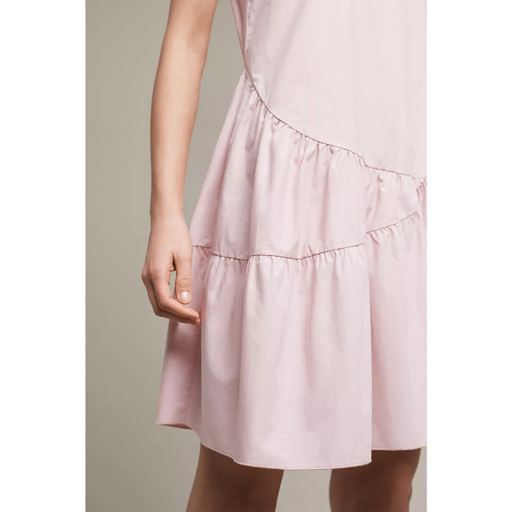 Anthropologie Blushed Poplin Swing Dress