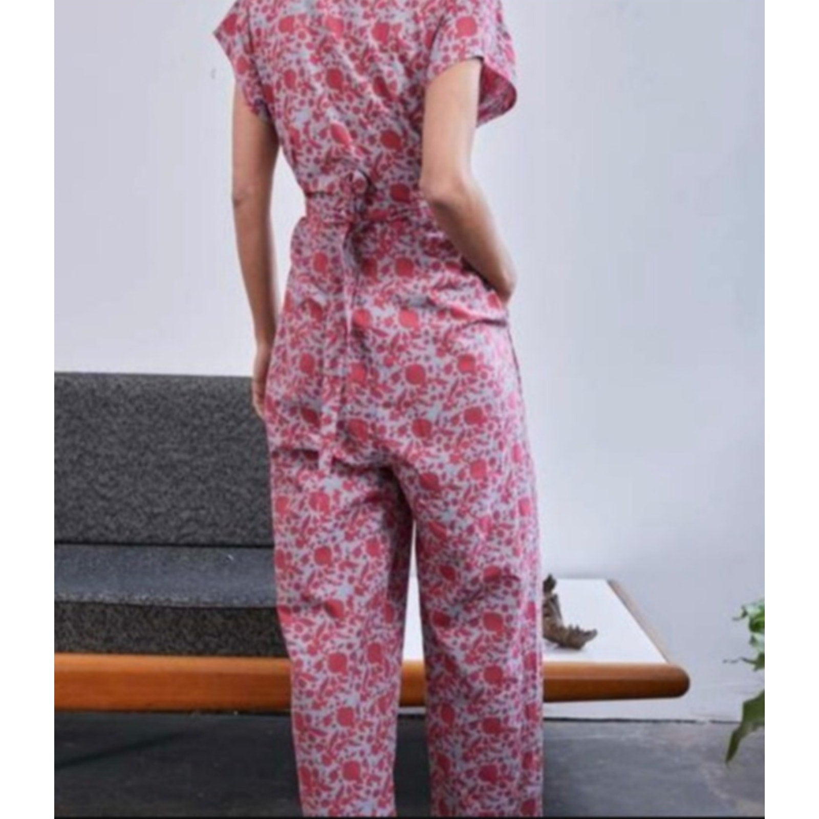 NEW Anthropologie Venus Wrap Jumper Size XS Jumsuit Floral