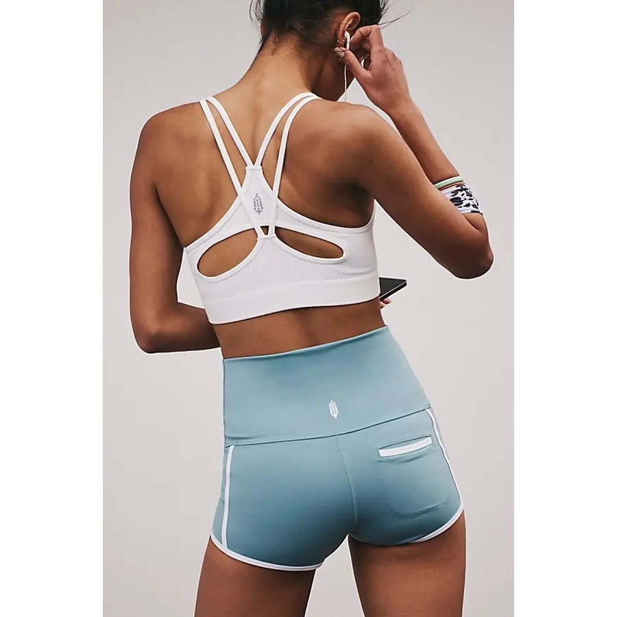 FREE PEOPLE MOVEMENT Island Time Shorts SMALL Eucalyptus Free People