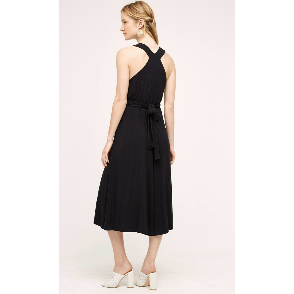 NEW Anthropologie $148 HD In Paris Black Downtown Dress Style Romper Size XS