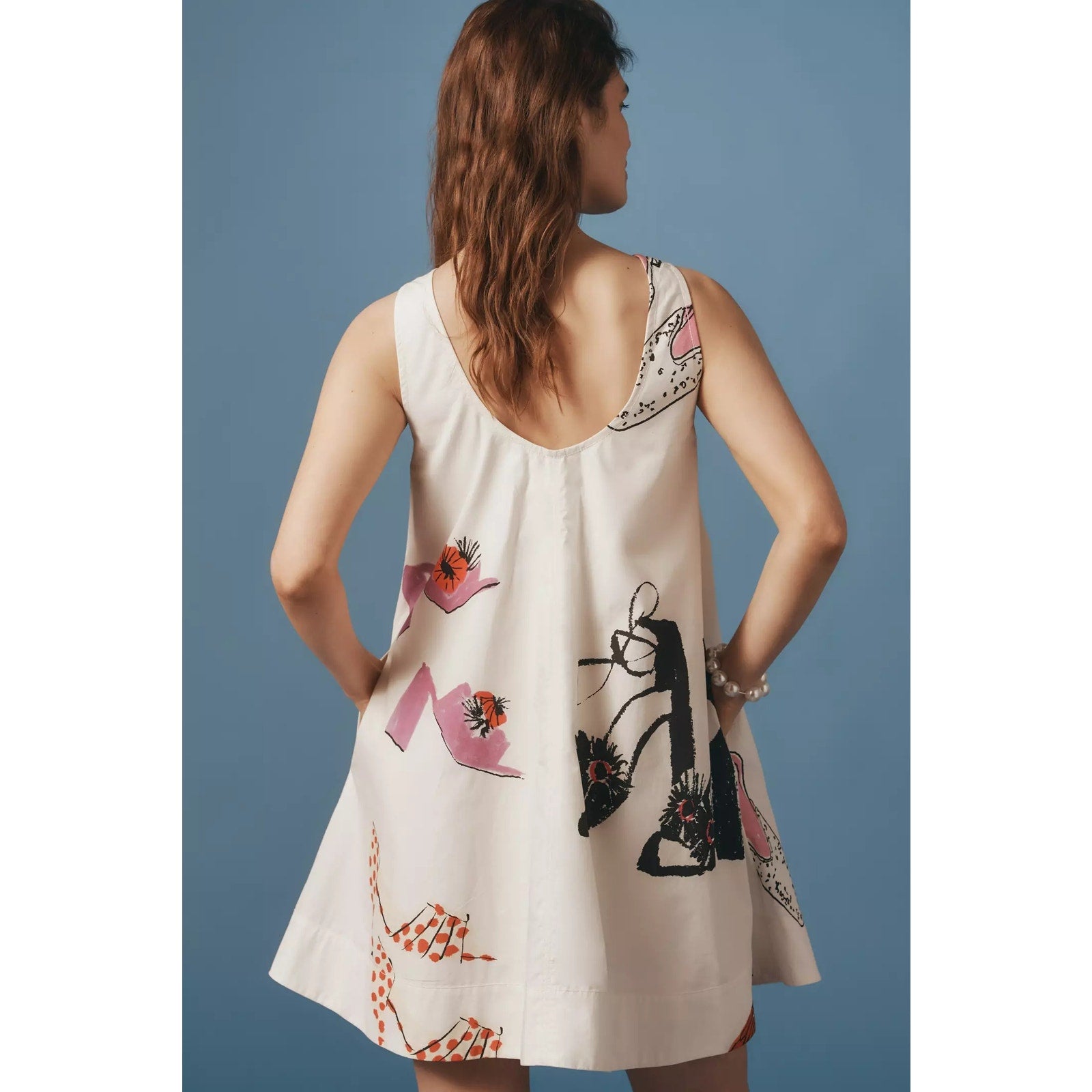 Anthropologie The Keiko Mini Dress by Maeve Danielle Kroll Edition L Anthropologie