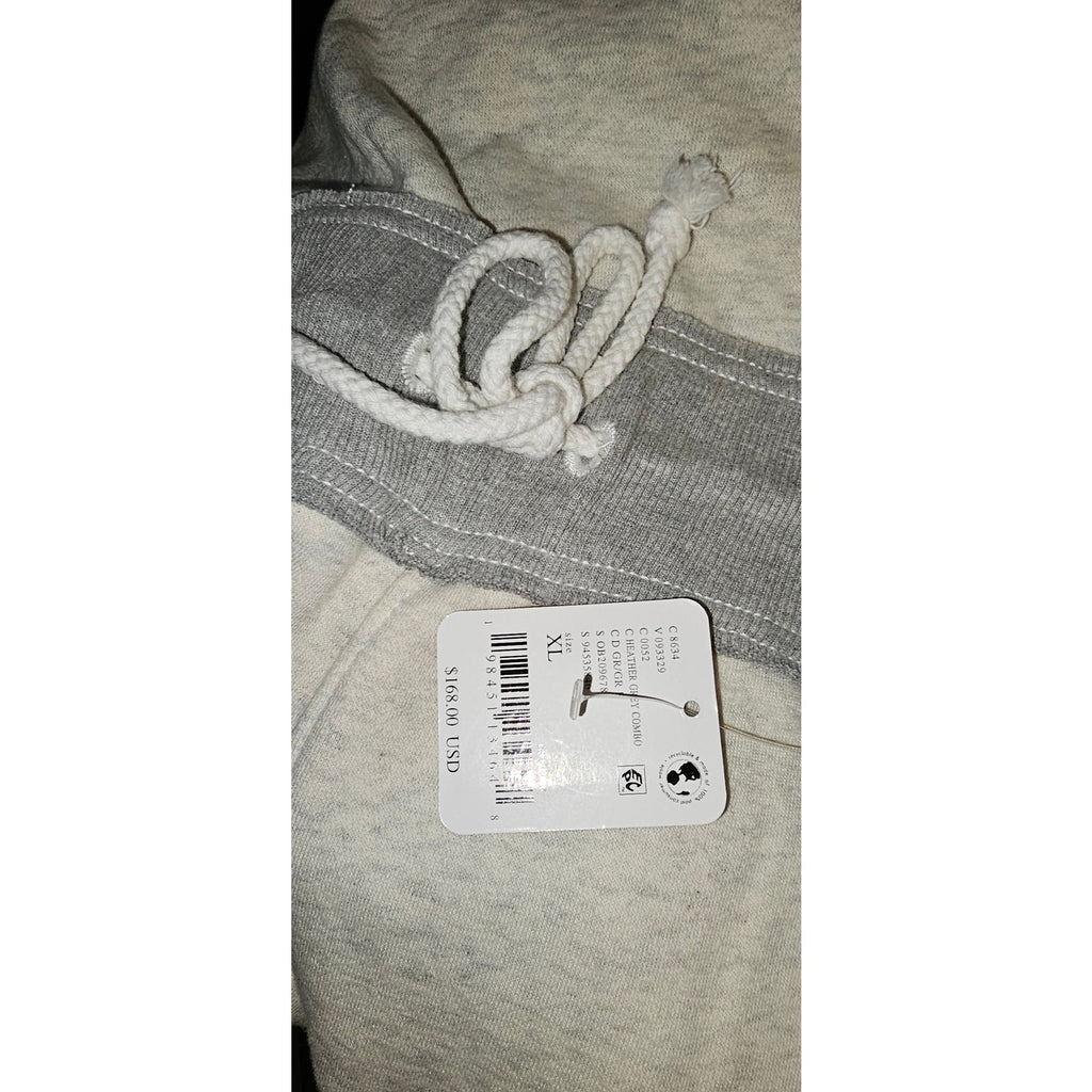 New Free People MOVEMENT Making It Overalls $168 X-LARGE Heather Grey Combo