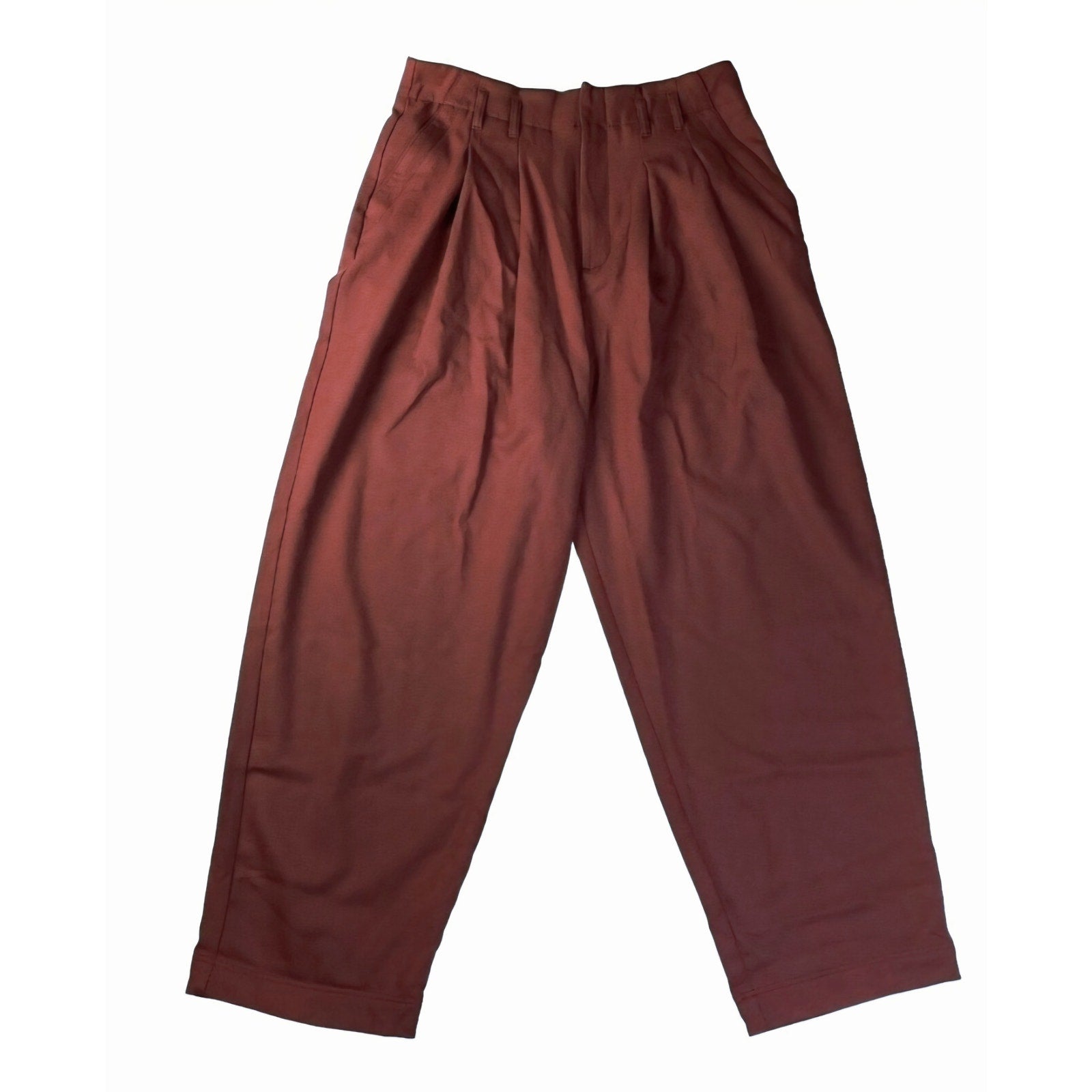 New FREE PEOPLE Calla Tailored Mid-Rise Trousers $108 SIZE 4 Garnet Straight