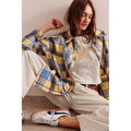 New FREE PEOPLE We The Free Layla Plaid Shirt  X-SMALL Red
