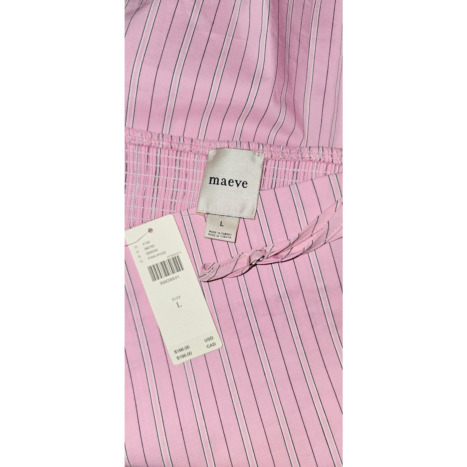 Anthropologie Maeve Sleeveless Fitted A-Line Midi Dress LARGE Pink Anthropologie