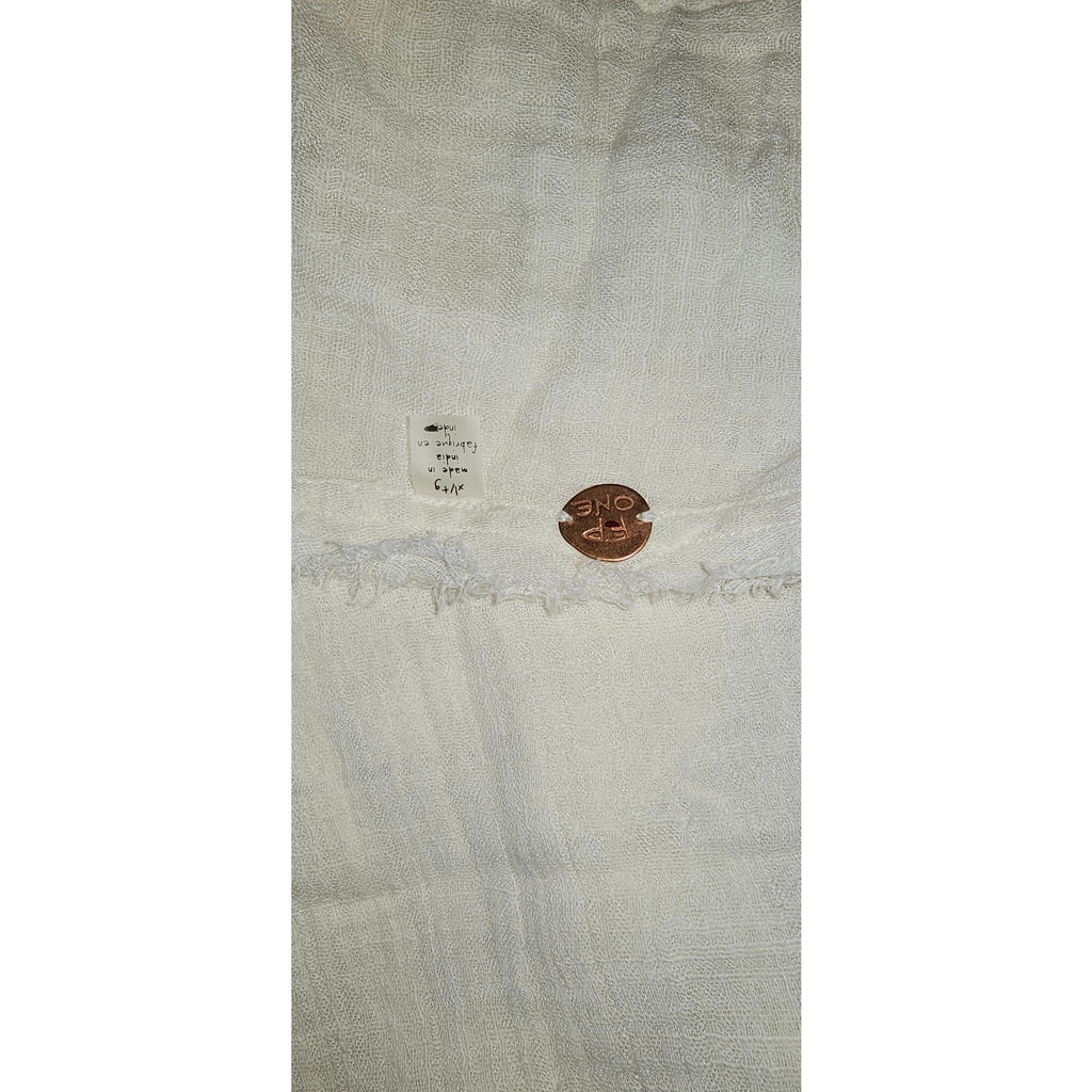 Free People FP One Naya Romper X-LARGE Alabaster Textured Wooven Free People
