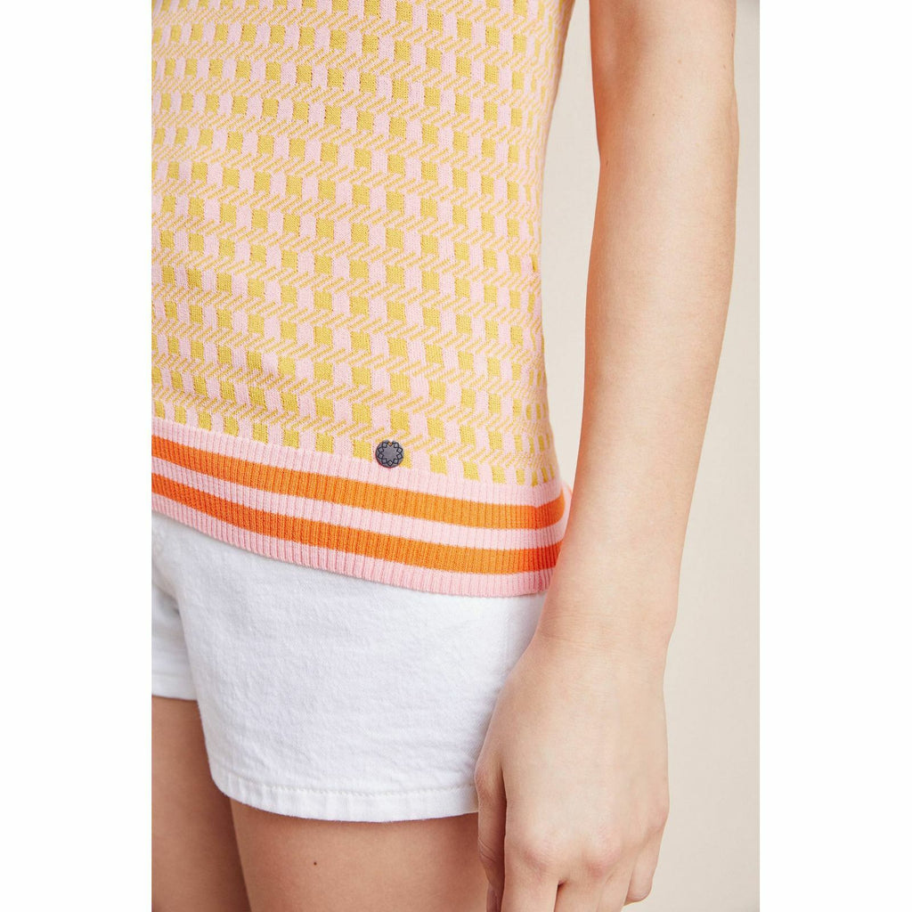 New Anthropologie Tanya Sweater Tank by Numph $90 Pink SMALL
