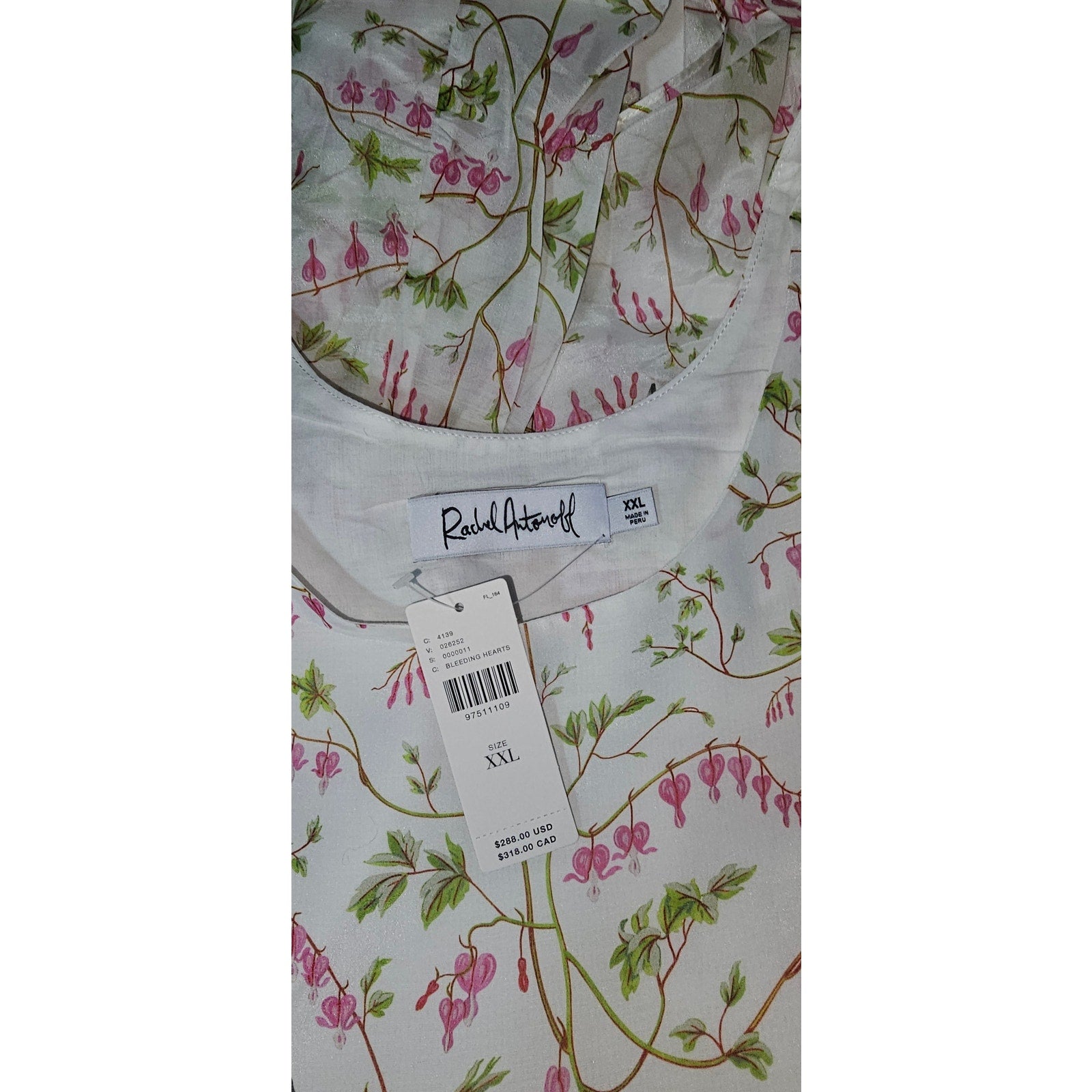 Anthropologie Rachel Antonoff Eliana Sleeveless Babydoll Mini Dress XXL Anthropologie