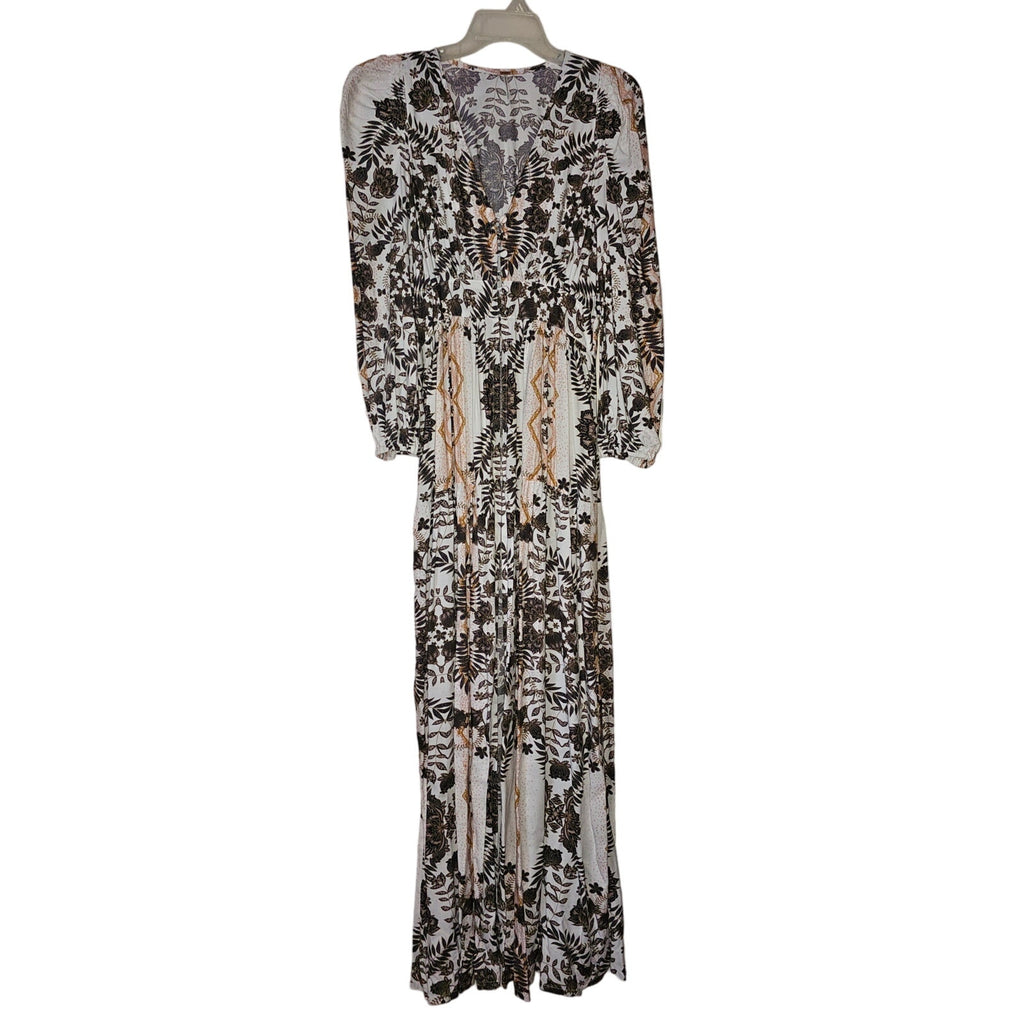 Free People Wandering Folk Maxi Top Duster Dress