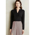 NEW Anthropologie Telma Long Sleeve Blouse by HD in Paris $88.00 Size 6P Petite