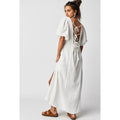 Free People Jen's Pirate Booty Paraguay Maxi Gown SMALL White Boho Free People