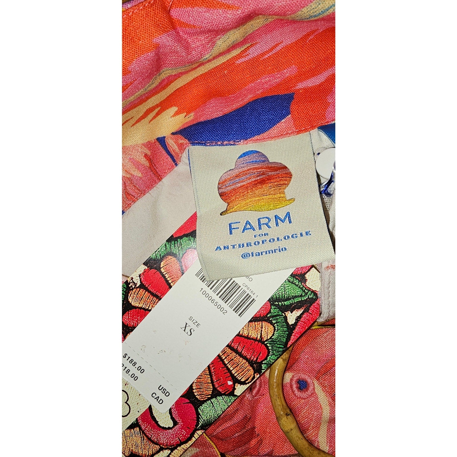 Farm Rio x Anthropologie Linen Blend Belted Floral Bermuda Shorts XS FARM Rio for Anthropologie