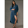 Anthropologie Pilcro Denim Long-Sleeve Buttondown Dress