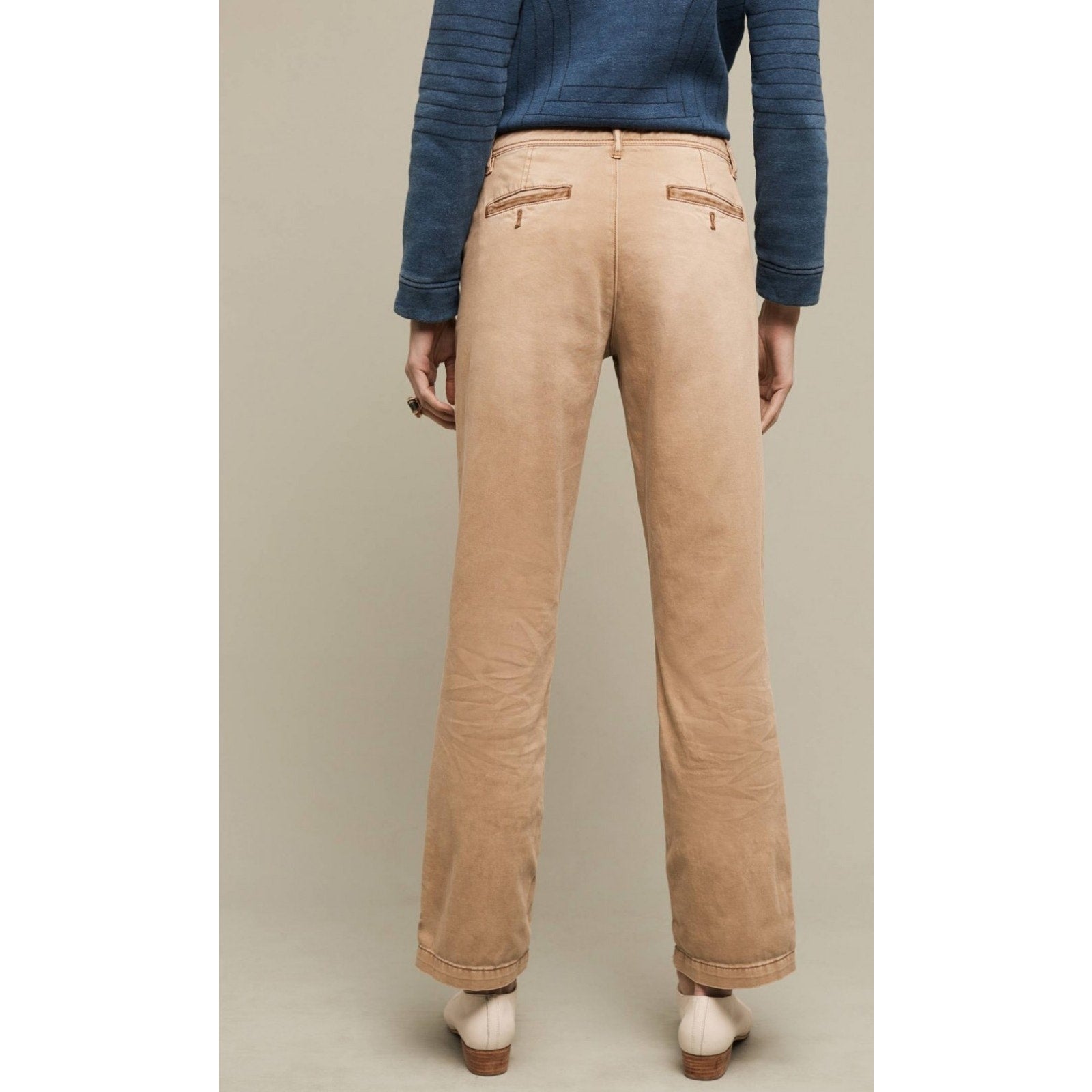 NEW Anthropologie Pilcro Hyphen Glitter Painted Chinos Size 32 Cotton Spandex