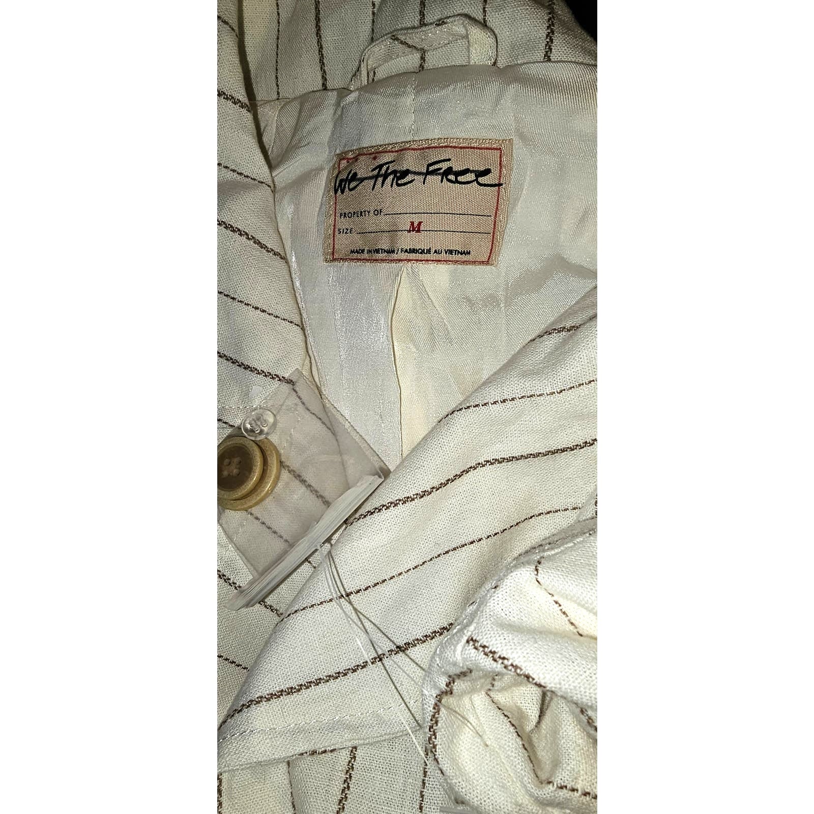 New Free People Melia Mac Coat WTF $228 Ivory MEDIUM Oversized by We The Free
