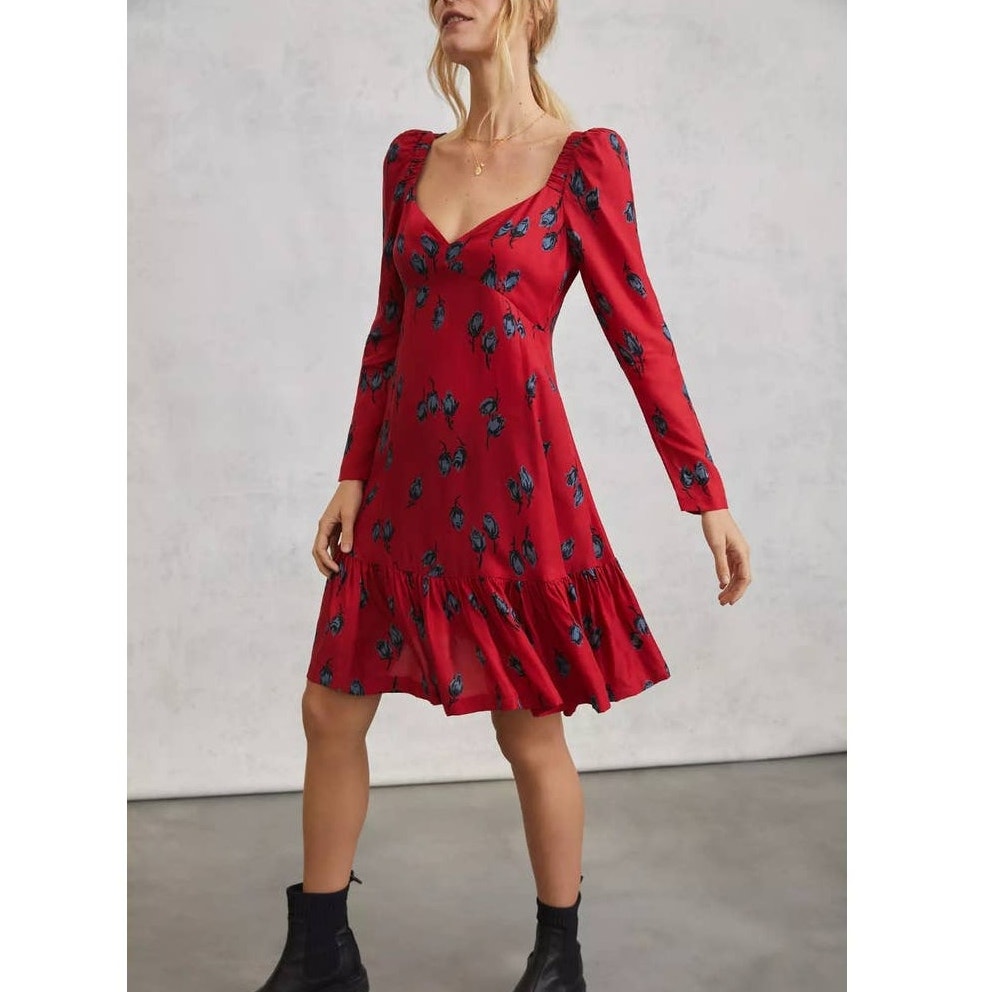 New Anthropologie Rosebud Mini Dress Hope for Flowers by Tracy Reese $328 SMALL
