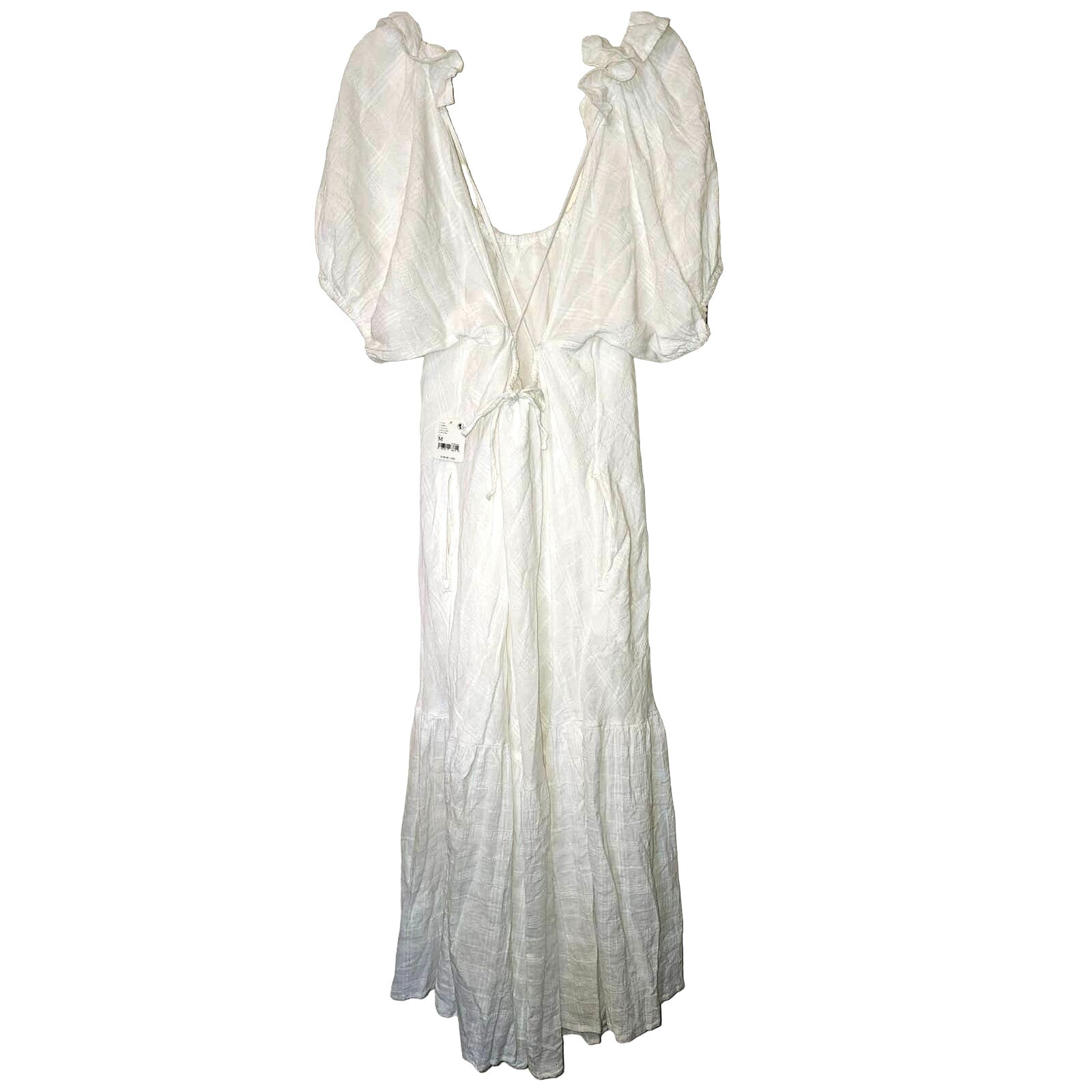 New Free People Kaylyn Midi Dress Free-est $108 SMALL Ivory