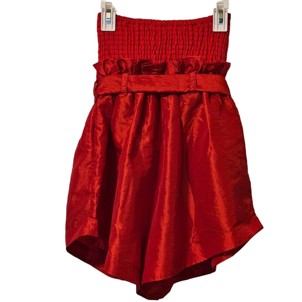 Free People Filmore Strapless Special Occasion Romper