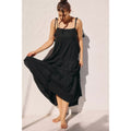New Anthropologie $149 Charlie Holiday Lucia Maxi Dress Large Black