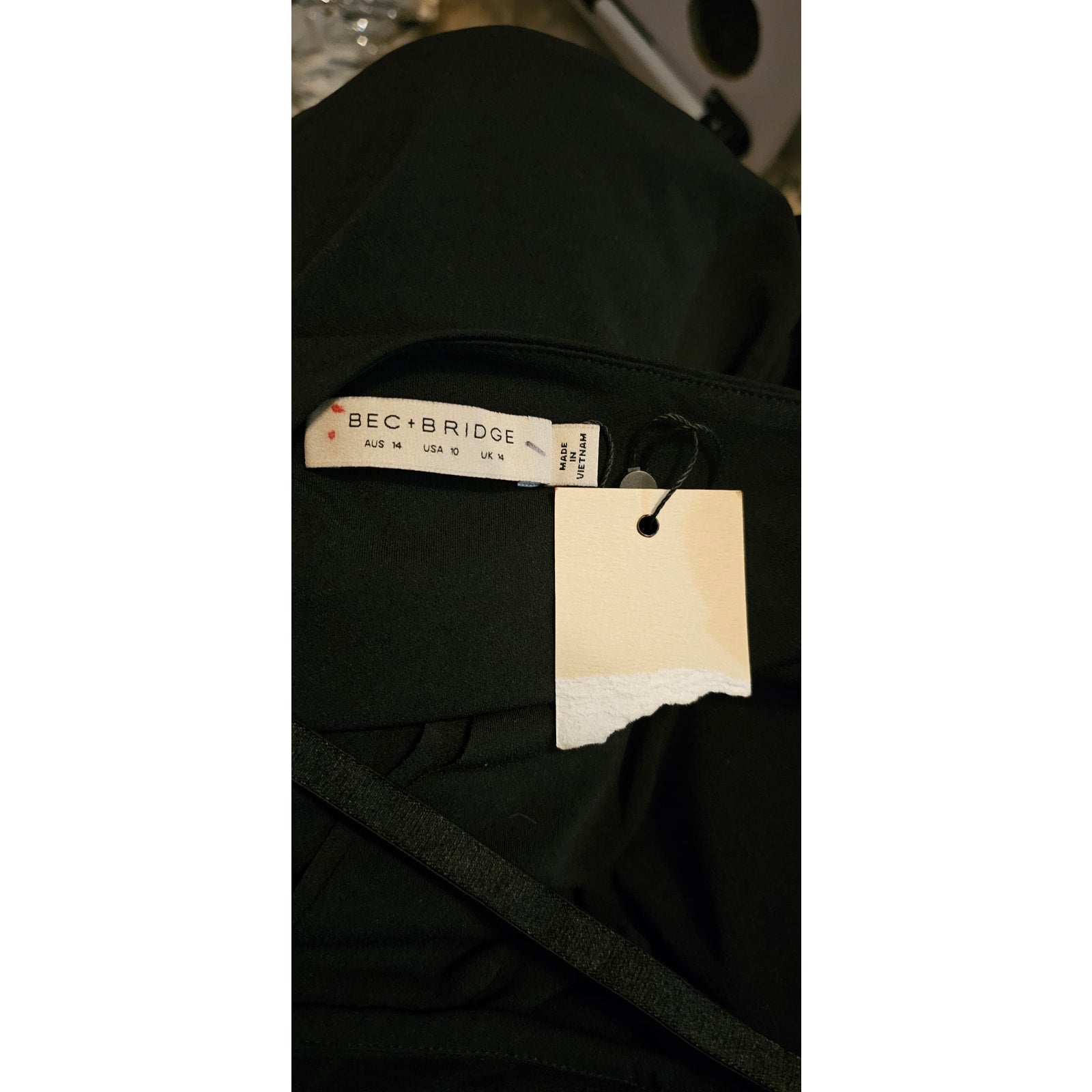 New FREE PEOPLE Bec + Bridge Zadie Wrap Maxi Dress $330 US SIZE 10 Black Cutout