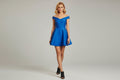 NEW Urban Outfitters C/meo Collective Your Song Mini Dress $170 Medium Blue