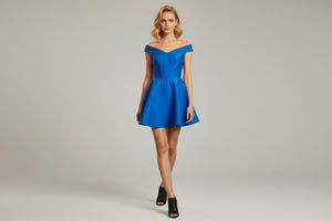 NEW Urban Outfitters C/meo Collective Your Song Mini Dress $170 Medium Blue