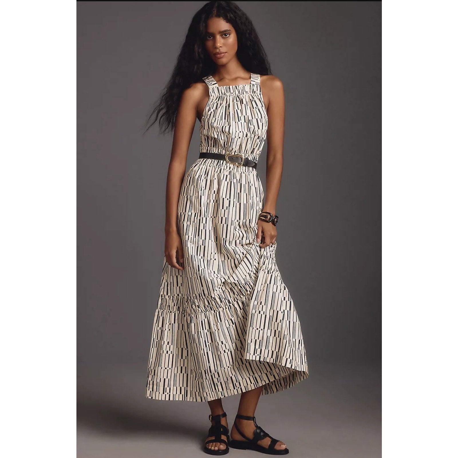 Anthropologie The Somerset Maxi Dress: Poplin Halter Edition $168 X-SMALL