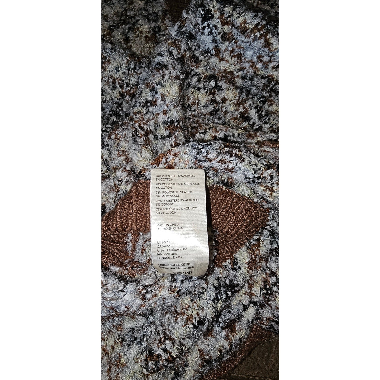 New FREE PEOPLE Chalet Mini Sweater Skirt Set $228 MEDIUM Brown