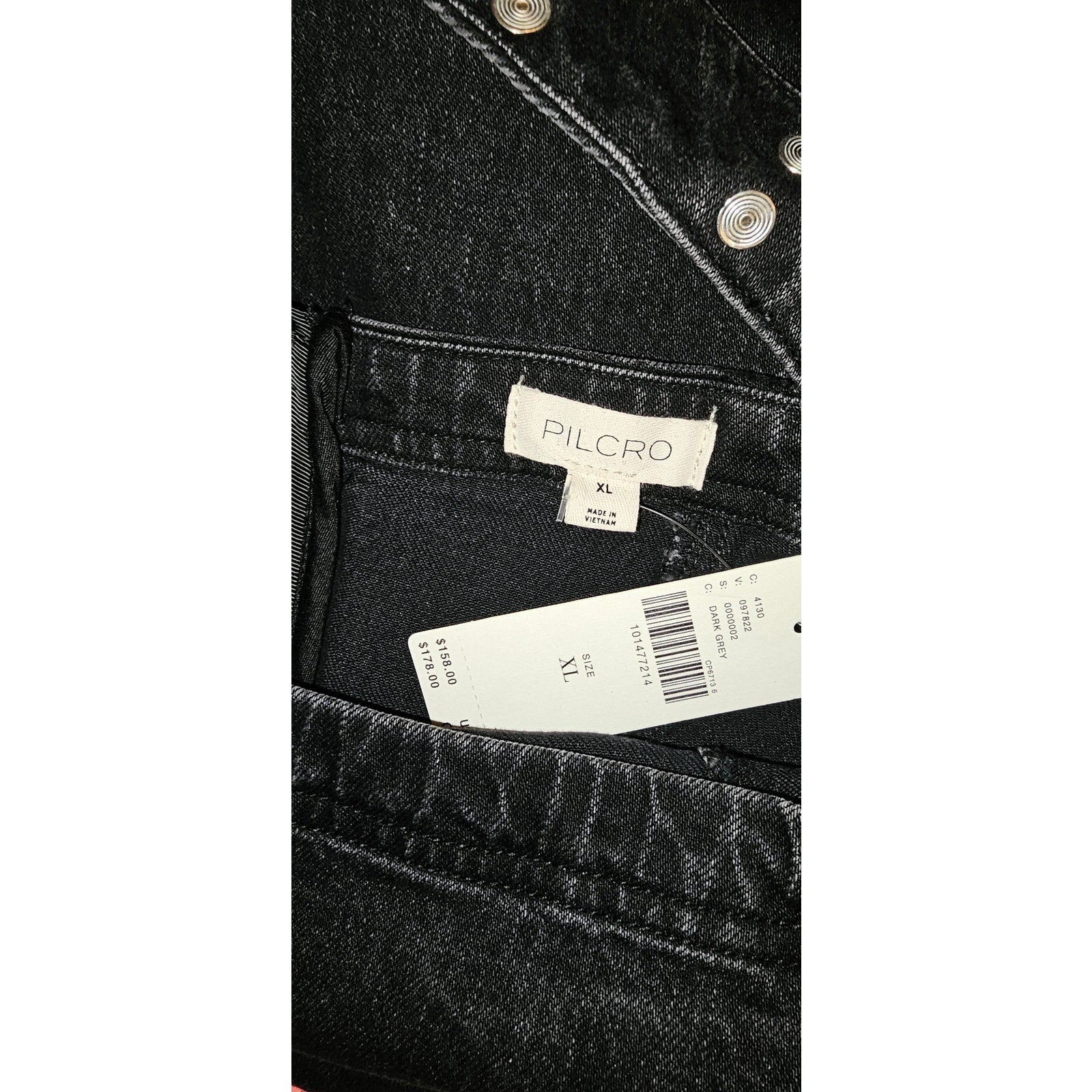 Anthropologie Square-Neck Denim Mini Dress