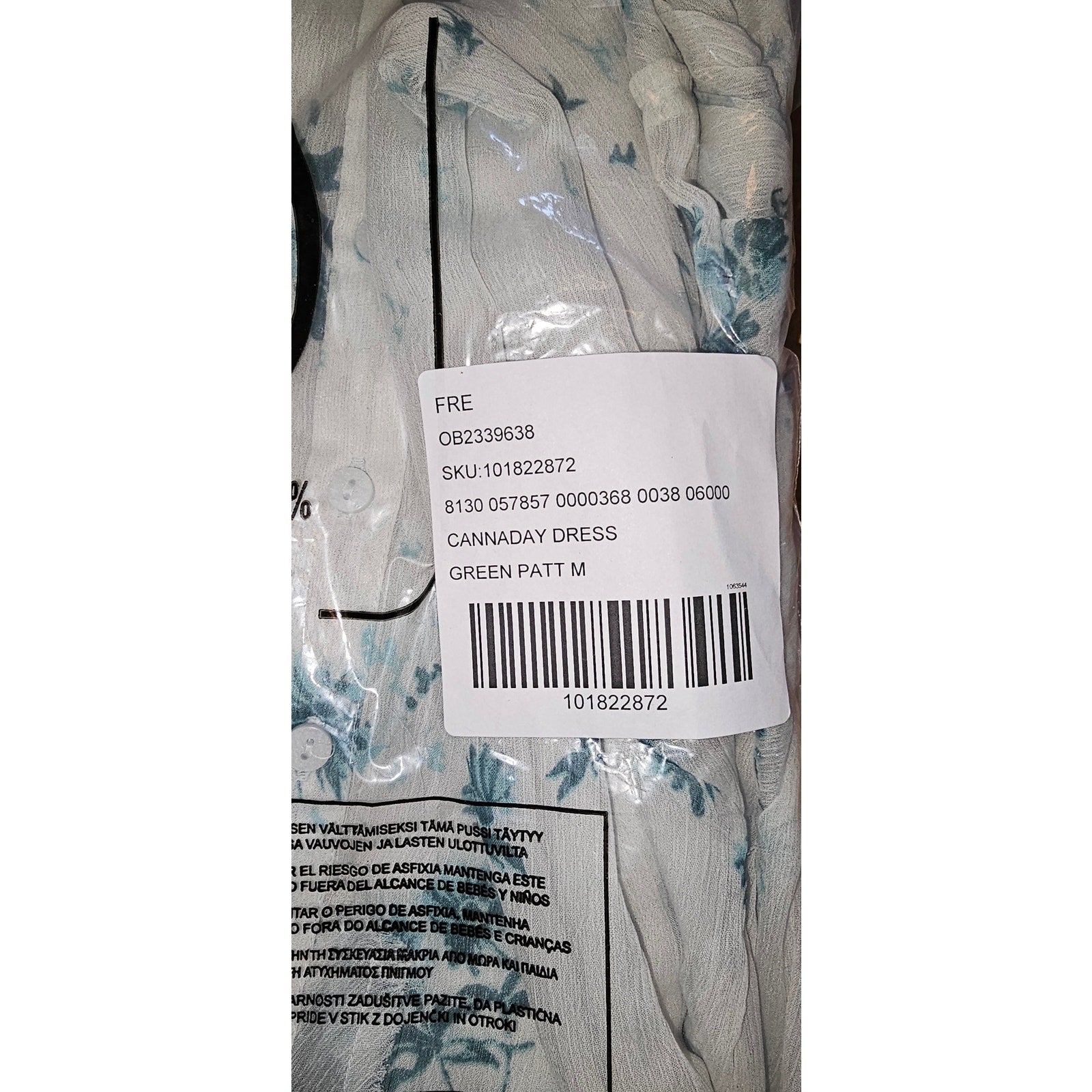 Free People Cannaday Maxi Dress Medium Mint Floral Combo Free People