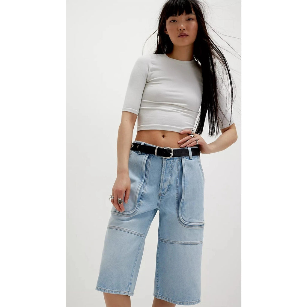 Free People Havasu Slouchy Cropped Jeans