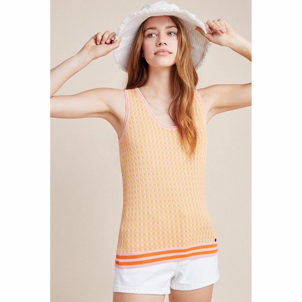 New Anthropologie Tanya Sweater Tank by Numph $90 Pink SMALL