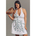 Anthropologie Maeve Cotton Sleeveless V-Neck Mini Babydoll Dress Sz 2X Anthropologie