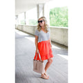 NEW J Crew Orange Linen Ruffle Mini Skirt Size 10