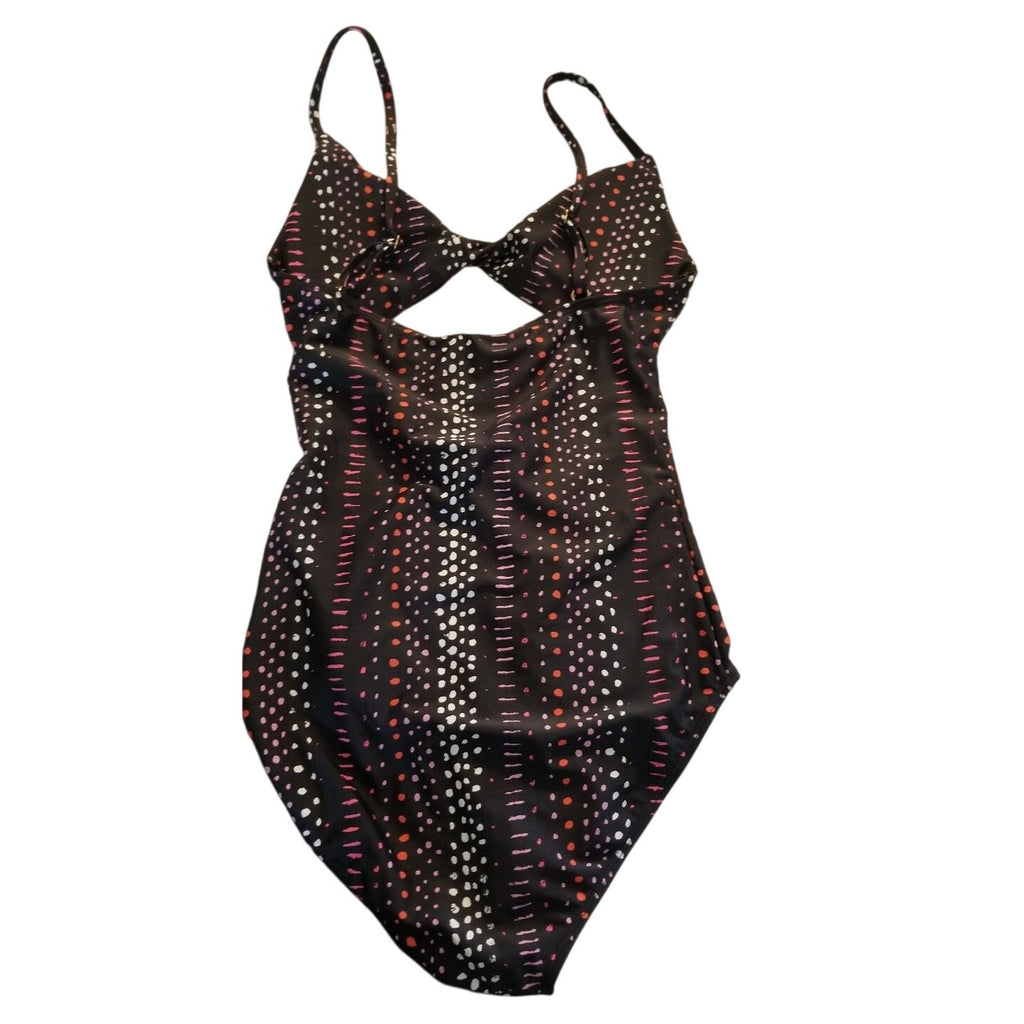New Anthropologie Rachel Dot Dash One Piece Swimsuit Size Small