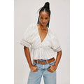 Free People Where We Meet Smocked Blouse