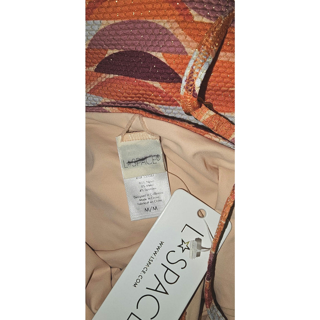 Anthropologie LSPACE Roxanne One-Piece Swimsuit MEDIUM Orange Anthropologie