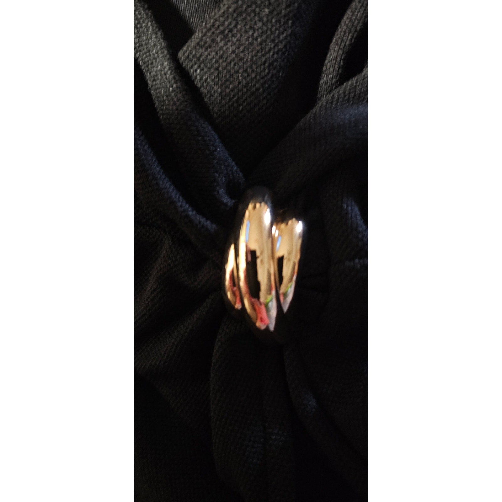 Anthropologie Sleeveless Knit Hardware A-Line Midi Dress SMALL Black Anthropologie