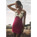 Anthropologie x Bahia Maria Plumeria Mini Dress X-Large Floral Rose Anthropologie